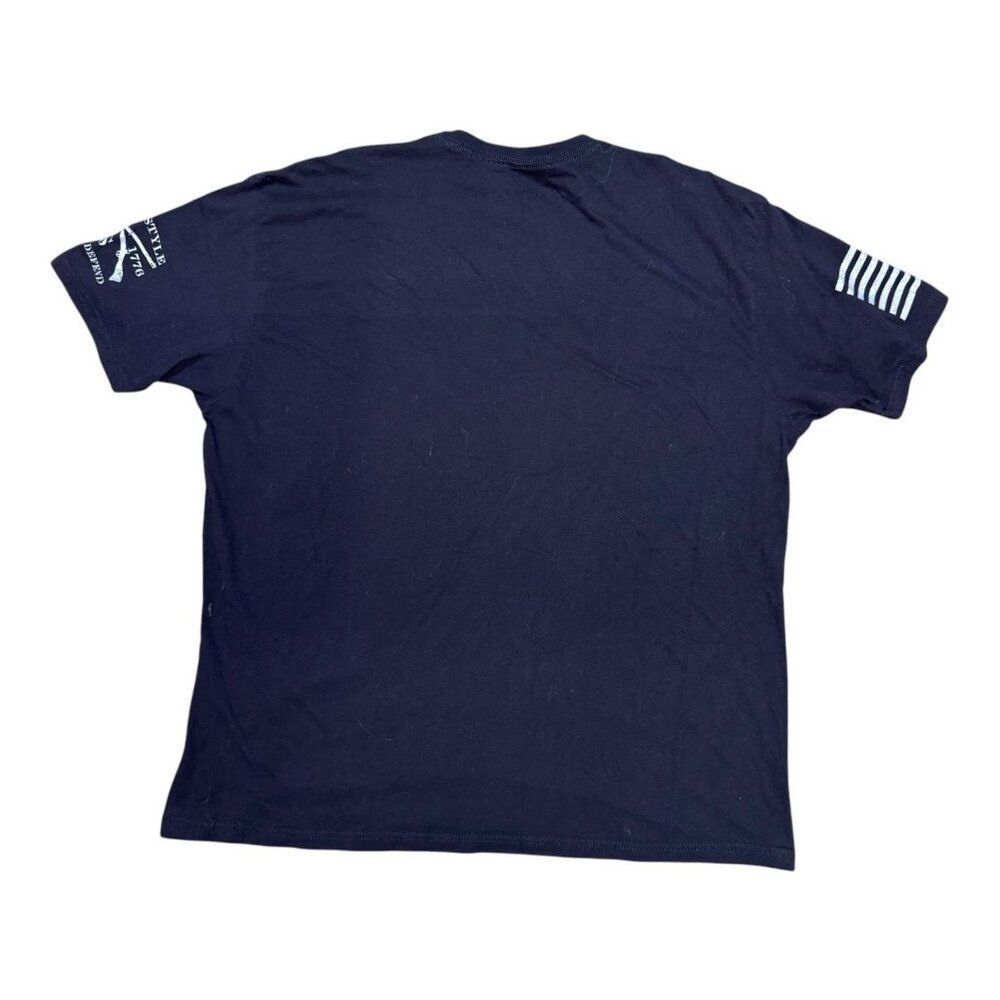 Grunt Style NSFW Graphic Anywhere Really TShirt 3X Black Cotton Patriotic Design - Picture 3 of 5